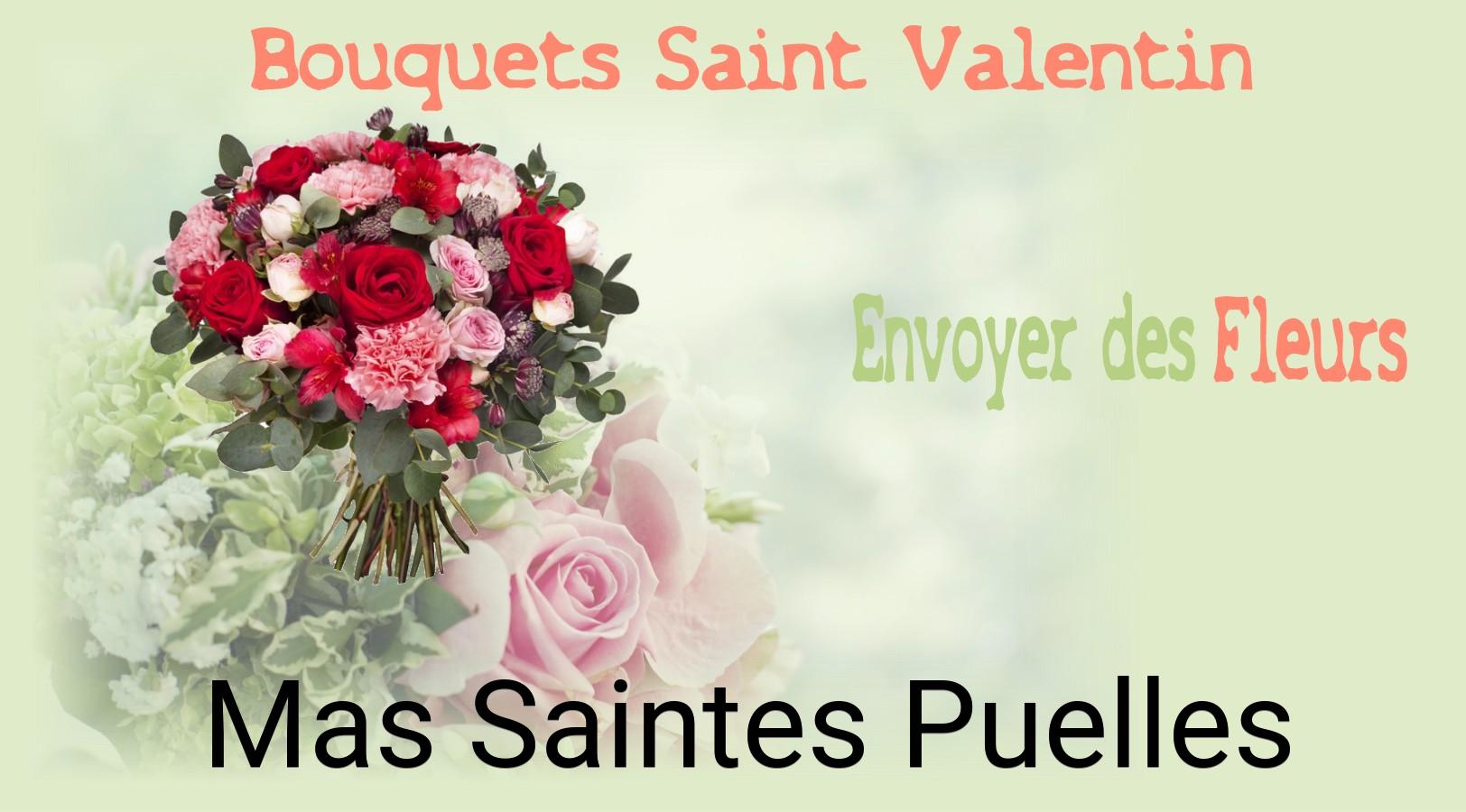 Roses de Saint-Valentin livrées à Mas-Saintes-Puelles